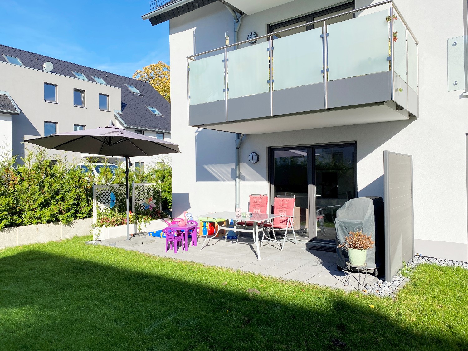 Neuwertige 4 Zi.ETW mit Terrasse und Garten in BIBabenhausen